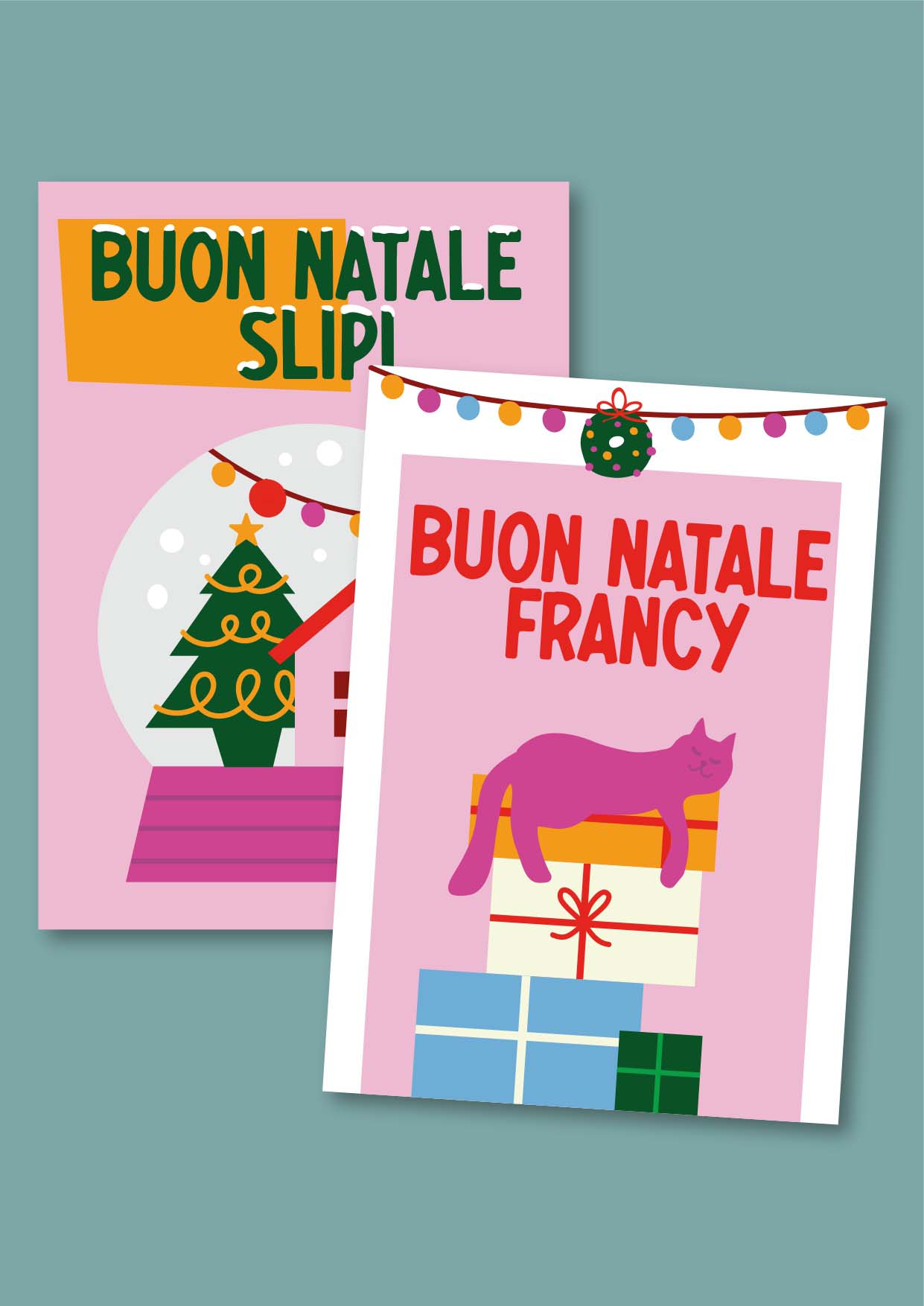 cartoline natalizie - christmas postacards